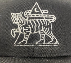 Tiger Moon Hat - Black